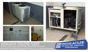 Toplotna pumpa VAZDUH-VODA 32kW